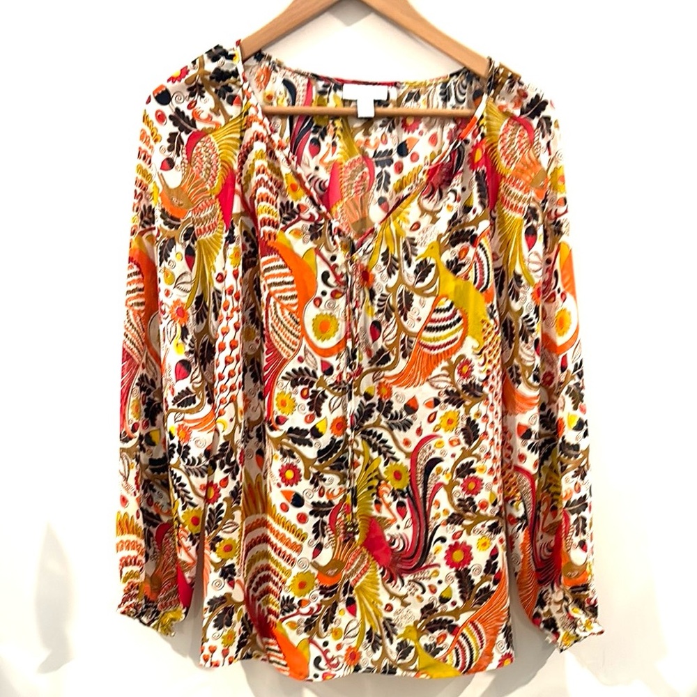 Colorful Patterned Women's Top